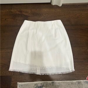 Princess Polly Kordin Mini Skirt in White